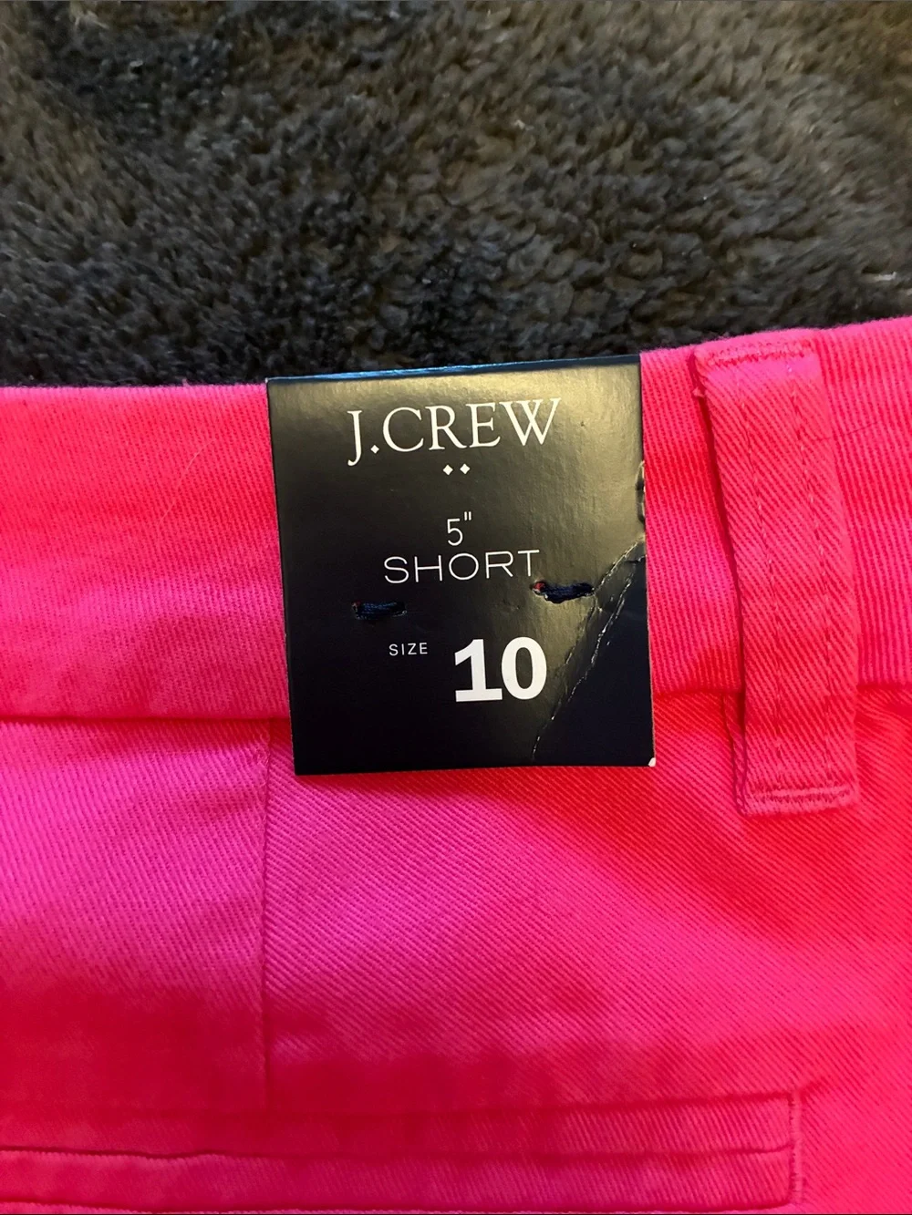 NEW J Crew Women's Hot Pink Chino Shorts - Classic Casual Style size 10